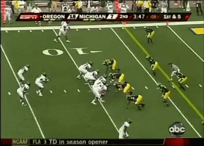 Oregon vs Michigan Football Game on ABC