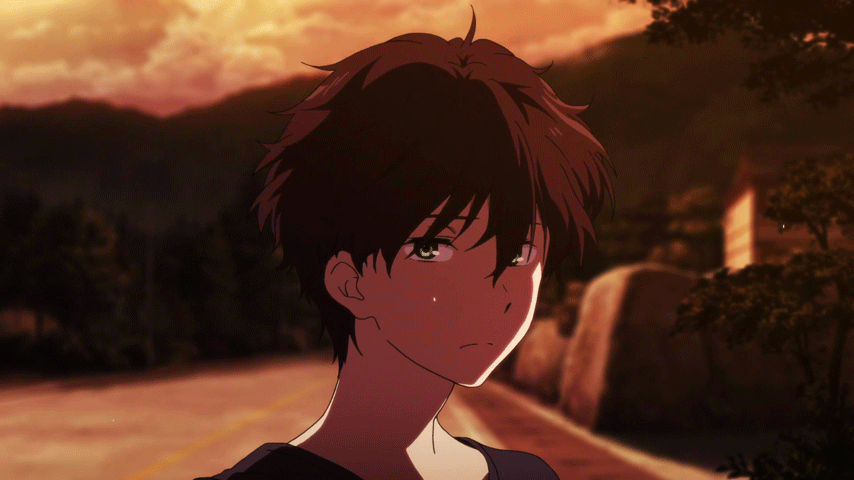 Oreki Houtarou Hair Blown GIF