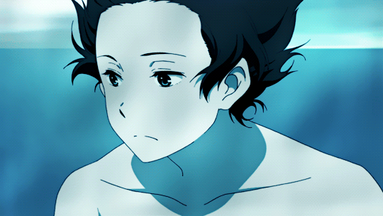 Oreki Houtarou Under Water GIF