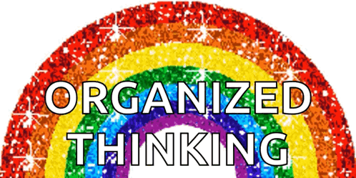 Organized Thinking Moving Rainbow GIF