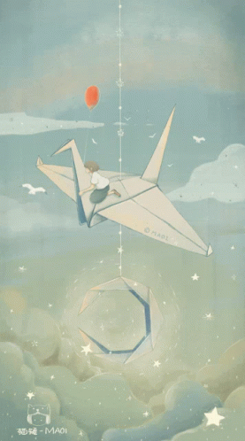 Origami Bird With Maoi