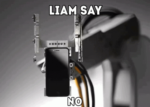 Original Iphone 6 Liam Say No GIF