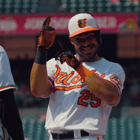 Orioles Anthony Santander Being Happy GIF