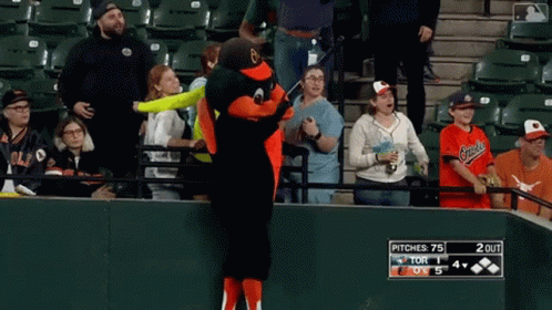 Orioles Mascot You Can Do It GIF