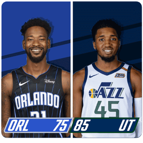 Orlando And Jazz Playoffs GIF