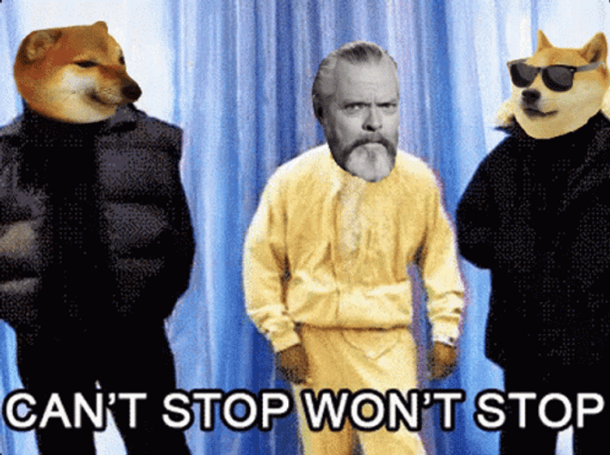 Orson Welles Cant Stop Wont Stop GIF