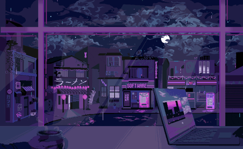 Osaka Lofi Banner Gif GIF