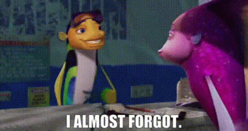 Oscar Almost Forgot GIF