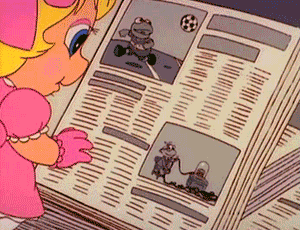 Oscar The Grouch In Newspaper GIF