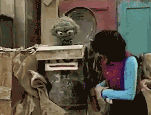 Oscar The Grouch Says No GIF