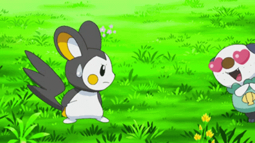 Oshawott Loved Emolga GIF