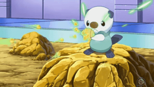 Oshawott Play Catch GIF