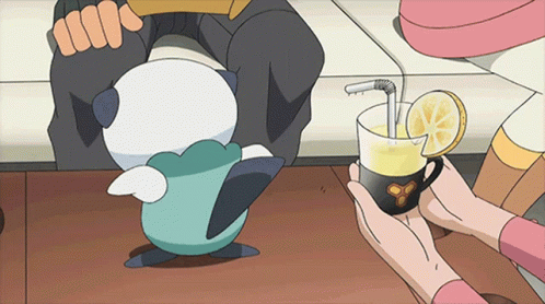 Oshawott Sip Juice GIF