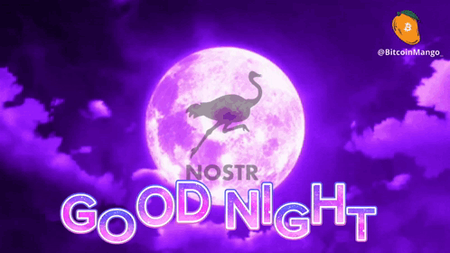 Ostrich Saying Good Night