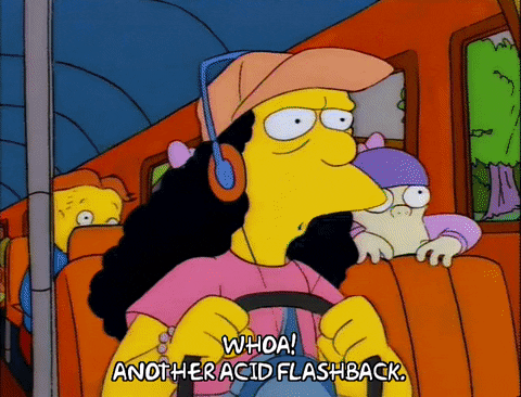 Otto Mann Another Flashback Under The Bus GIF