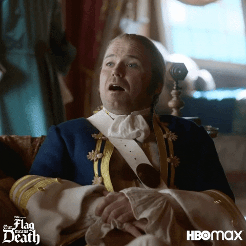 Our Flag Means Death Pete Black Talking GIF