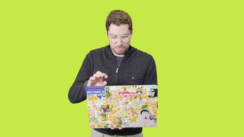 Out Of Office Putting On A Garland GIF