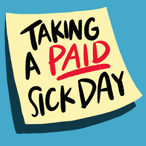 Out Of Office Sticky Note GIF