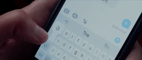 Out Of Office Typing Text Message GIF