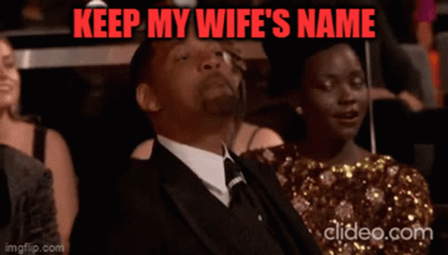Out Your Mouth Will Smith Slap GIF