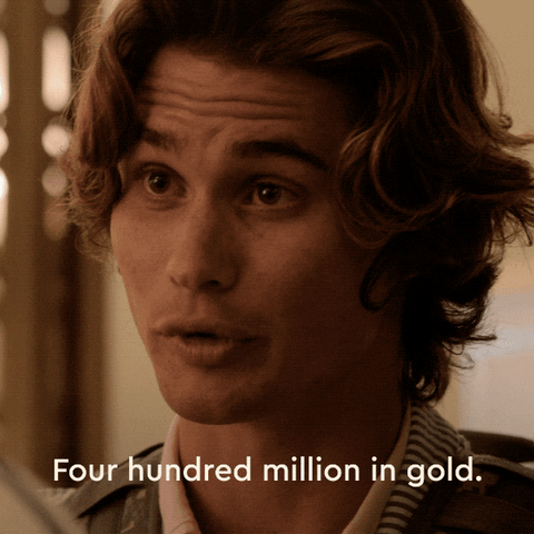 Outer Banks Chase Stokes Gold GIF