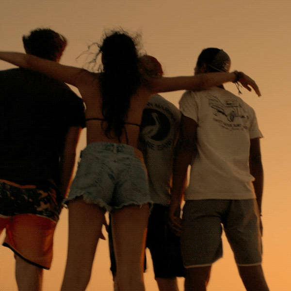 Outer Banks Friends Hug GIF