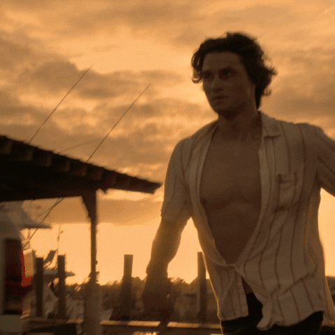 Outer Banks Running Chase Stokes John B GIF