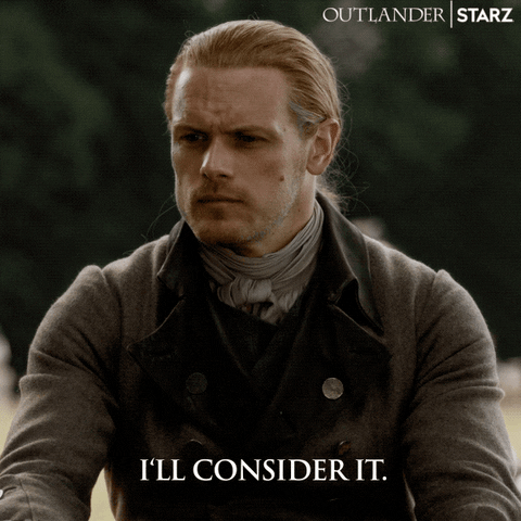 Outlander Jamie Fraser Considerate GIF