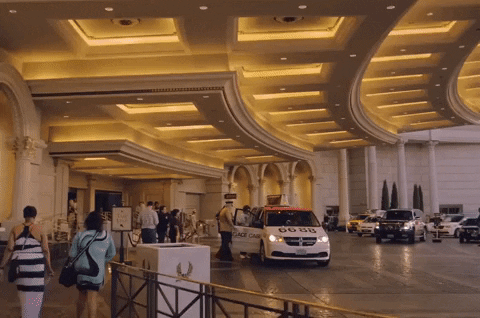 Outside Of Caesars Palace Las Vegas GIF