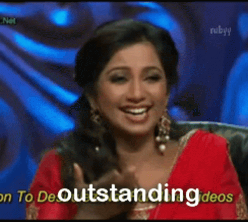Outstanding Shreya Ghoshal GIF