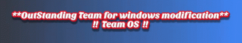 Outstanding Team For Windows Modification GIF