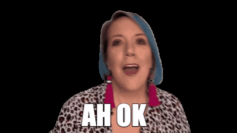 Ouu Girl With Blue Hair GIF