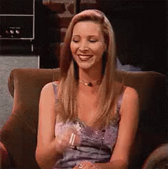 Over Acting Phoebe Running GIF