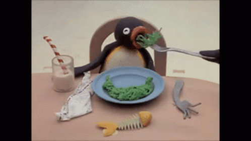 Over Eating Noot Noot Meme GIF