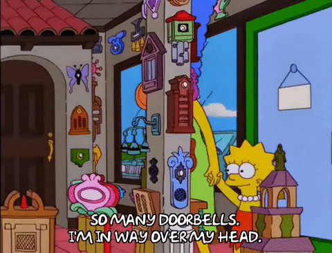 Over My Head Marge Simpson GIF