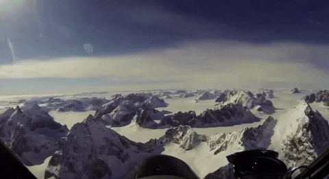 Over The Icebergs Of Greenland GIF