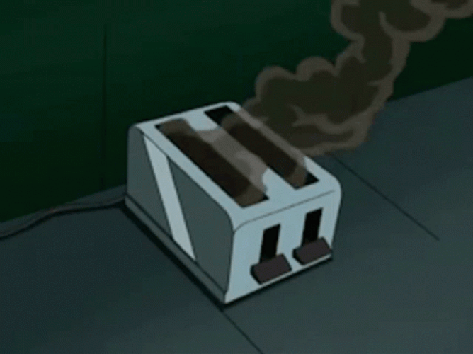 Overcooked Toast Bread GIF
