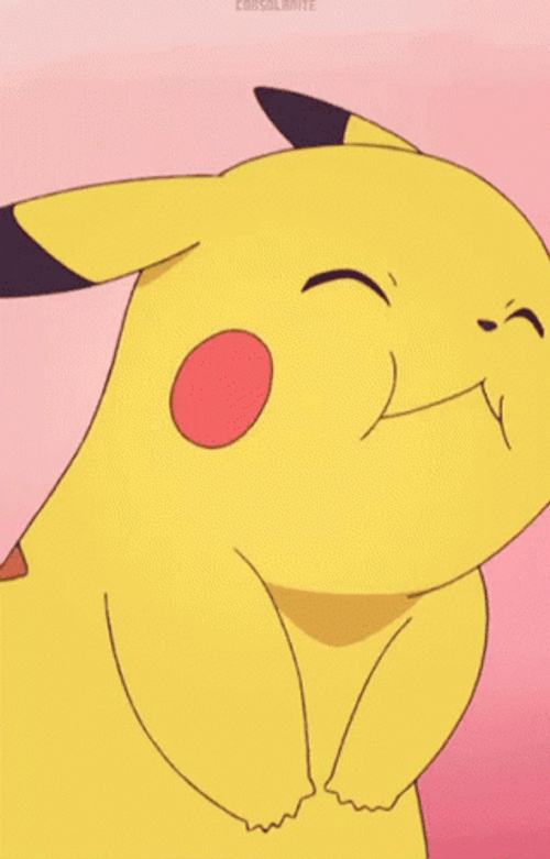 Overjoyed Happy Pokemon Cute Pikachu GIF
