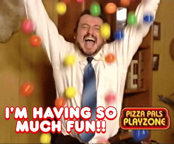 Overjoyed Man And There Was Much Rejoicing Wohoo GIF