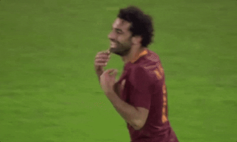 Overjoyed Mohamed Salah GIF