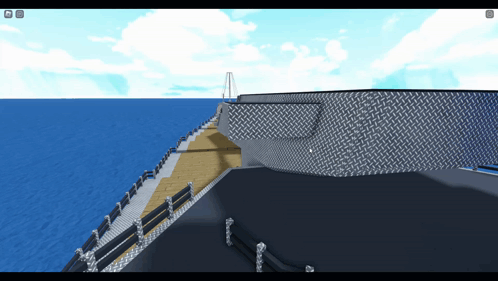 Overview Of A Pixilated Battleship GIF