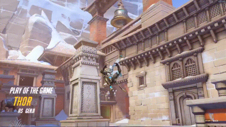 Overwatch Genji Play Game GIF