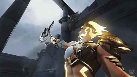 Overwatch Lightning Strike Junker Queen GIF