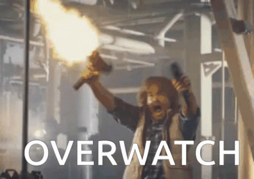 Overwatch Macgruber Gunfire GIF