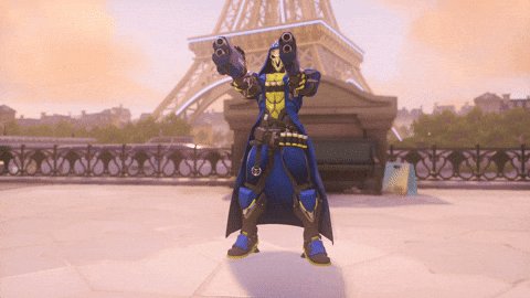 Overwatch Reaper Idle Motion Paris GIF