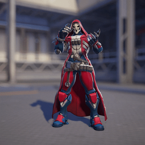 Overwatch Reaper Red Suit GIF