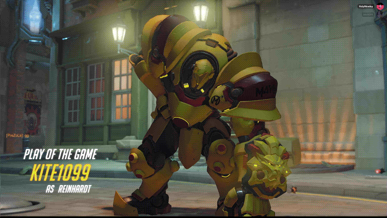 Overwatch Reinhardt Play Game GIF