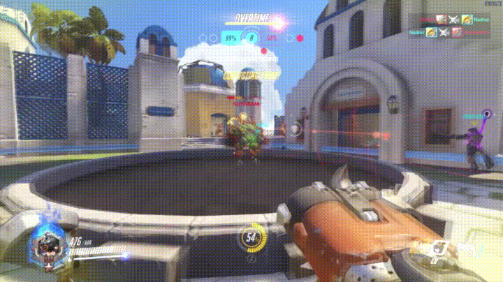 Overwatch Roadhog Hook Explosion GIF