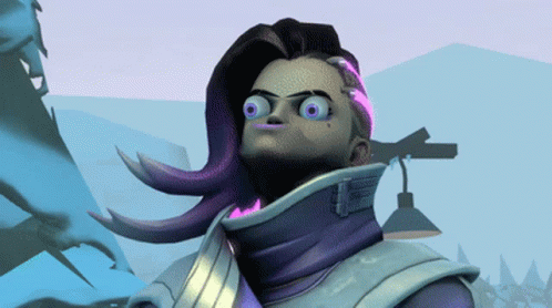 Overwatch Sombra Long Arms GIF