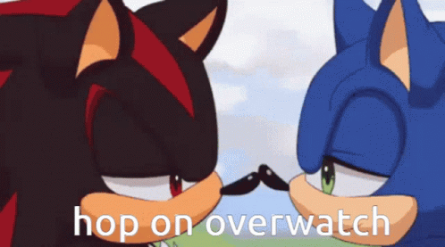 Overwatch Sonic Shadow Kiss GIF